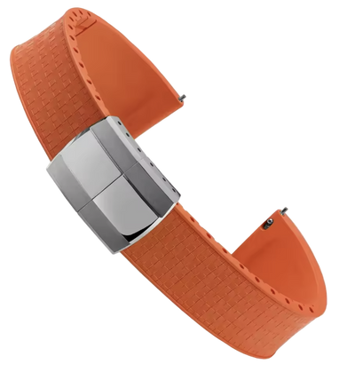 Mosaic CTS Rubber Watch Strap-Orange
